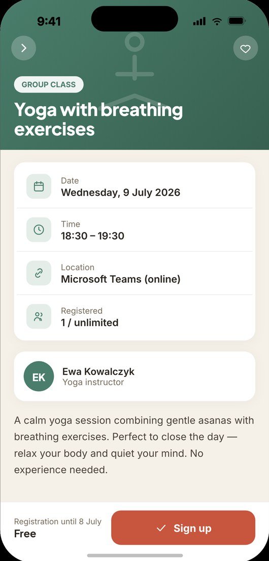 Event sign-ups
