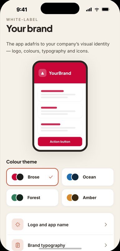 The app under your own brand